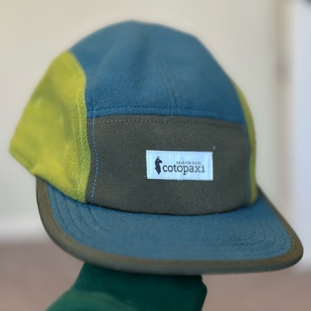 Cotopaxi Unisex Blue and Green Fleece Warm Adventure Hat